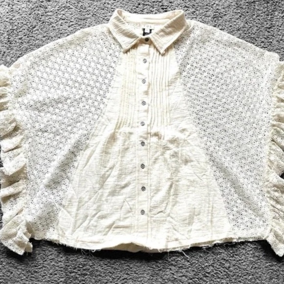 POL Common Ground Button Up sz L - Picture 7 of 12